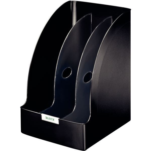 Porte-revues 3 compartiments LEITZ noir — Non classé