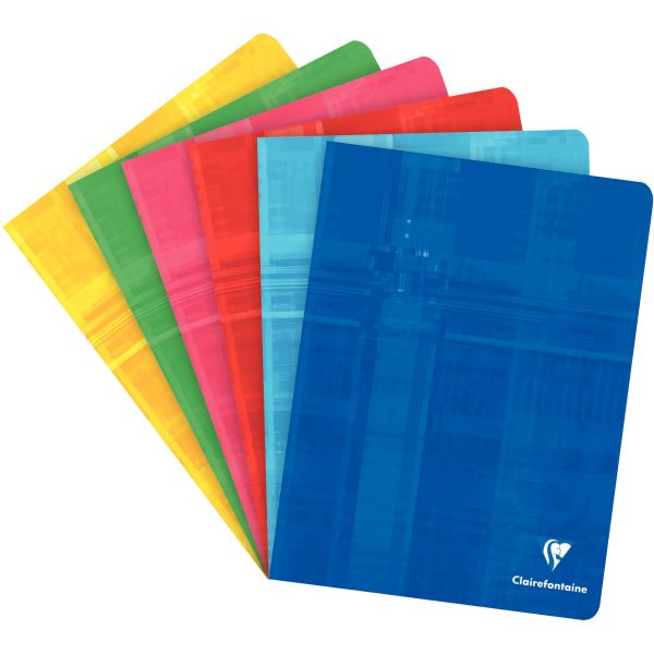 Clairefontaine Cahier piqûre, 170 x 220 mm, 48 pages, séyès — Cahiers francais