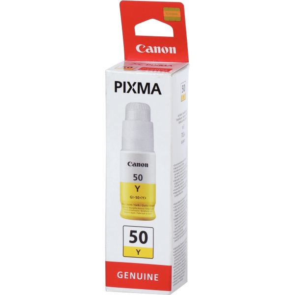 Canon 50 flacon d'encre jaune authentique (GI50Y) — Non classé