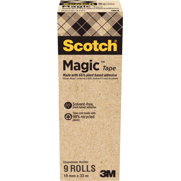 Pack de 9 rouleaux adhésifs Magic Green 19mmx33m — Non classé