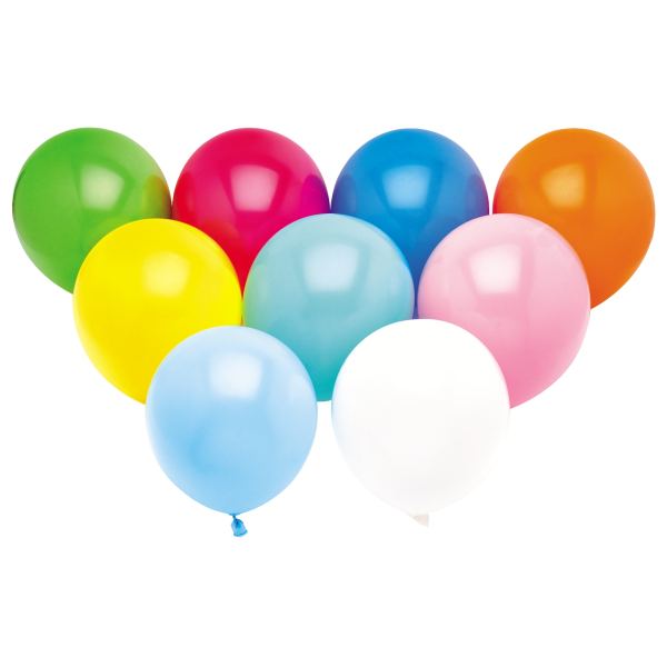 Sachet de 100 ballons de baudruche couleurs assorties, N.C — TRAVAUX MANUELS