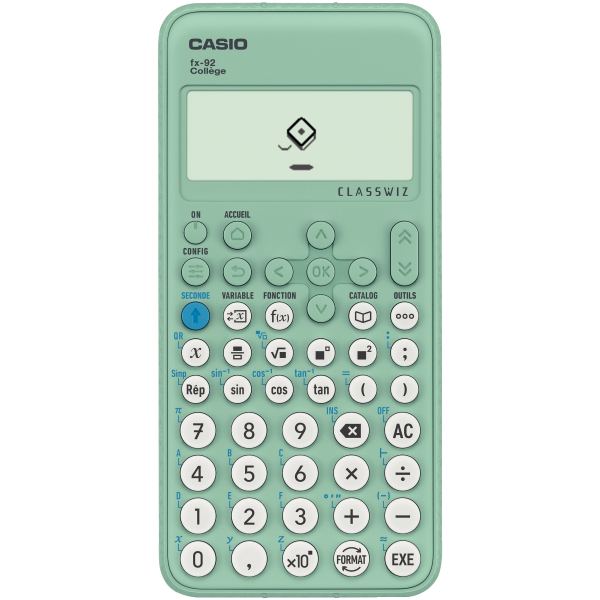Machine à calculer scientifique Casio FX92 New Spéciale Collège Classwiz — Calculatrices
