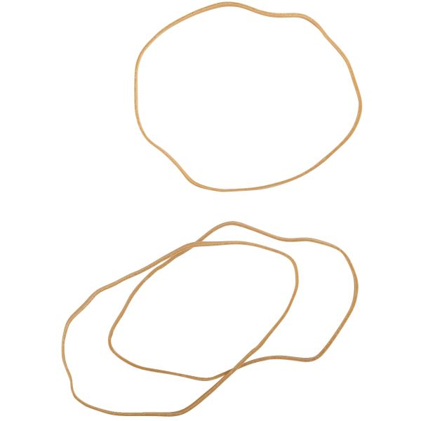 Wonday Bracelets caoutchouc, nature, 120 mm, sac 1 kilo — Petites fournitures de bureau