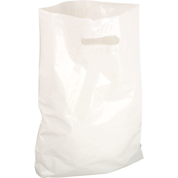 Paquet de 100 sacs plastique blanc 35x45x4cm, N.C — Courrier et expédition