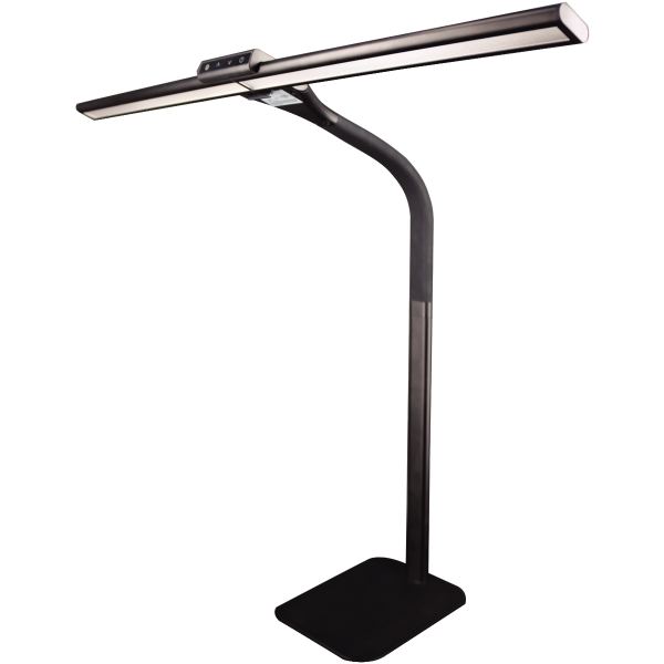 UNiLUX Lampe de bureau à LED STRATA BASE, pied, noir — Lampes de bureau