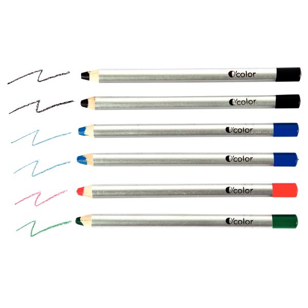 Boîte de 6 crayons O'Color 8mm assortis — DESSIN SCOLAIRE ET PROFESSIONNEL