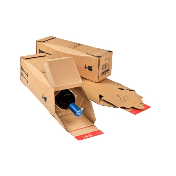 ColomPac Carton d'expédition pour bouteilles CP181, pour 1 — Cartons & tubes d'expédition