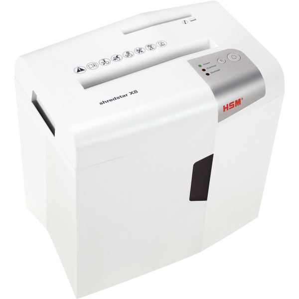 HSM Destructeur de documents shedstar X8, coupe particules: — Destructeurs de documents & accessoires