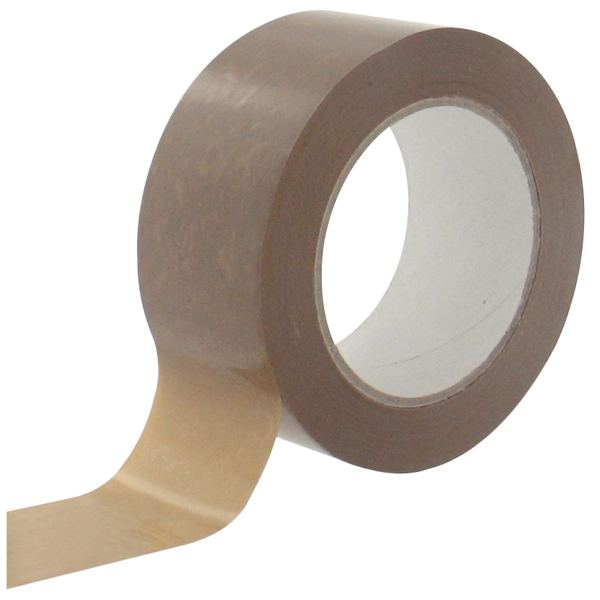 Lot de 6 rouleaux adhésifs en PVC havane 100 mx50 mm, N.C — Courrier et expédition