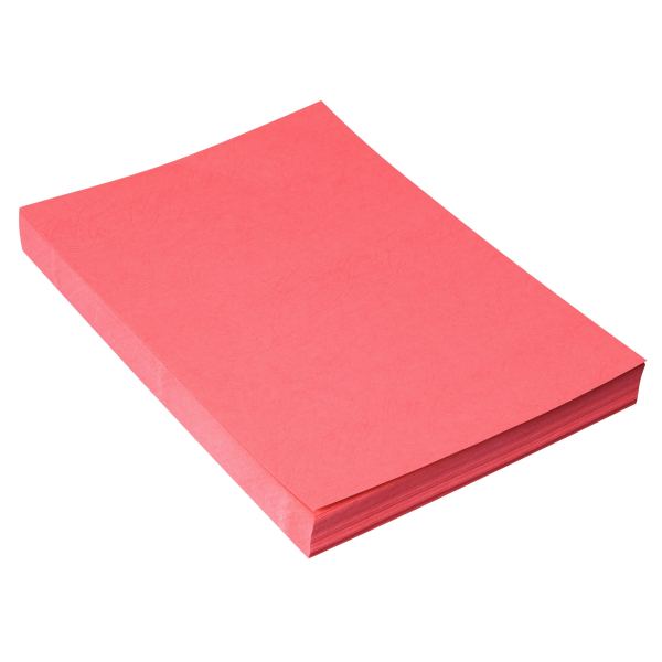pavo Plats de couverture, grain cuir, A4, rouge — Machines à relier & accessoires