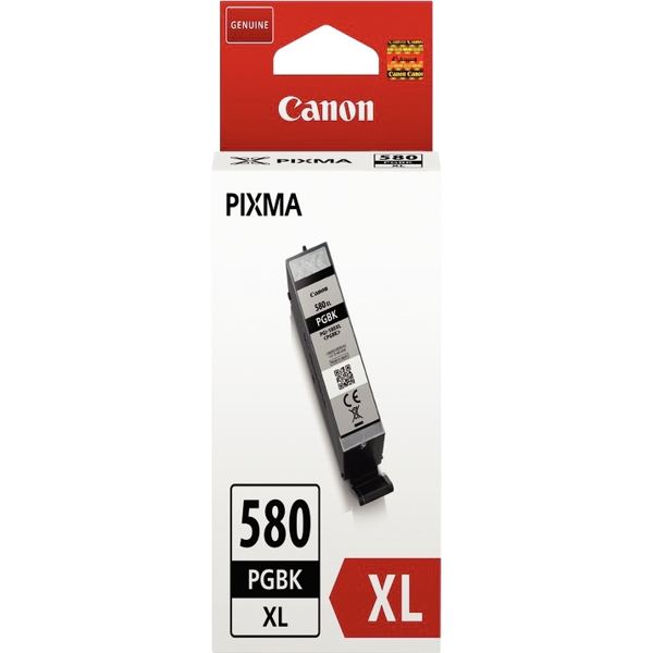 Canon 580XL cartouche jet d'encre noire photo haute capacité authentique (PGI580PGBK XL) — Cartouches & toners