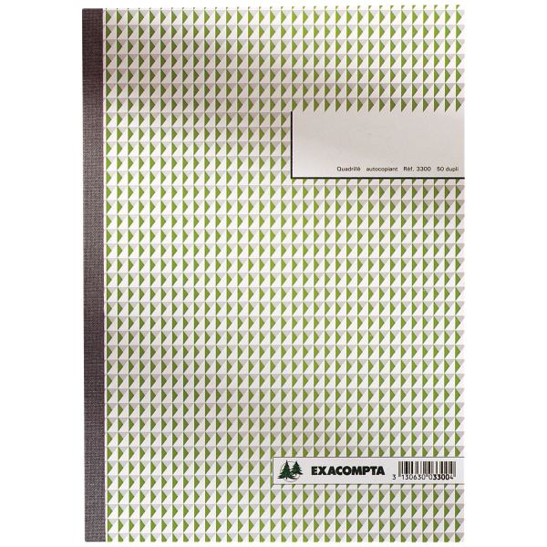 Manifold NCR quadrillé 5x5 format 297X210mm 50 dupli autocopiants — Non classé