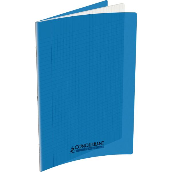 CONQUERANT CLASSIQUE Cahier 240 x 320 mm, Seyès, bleu — Cahiers francais