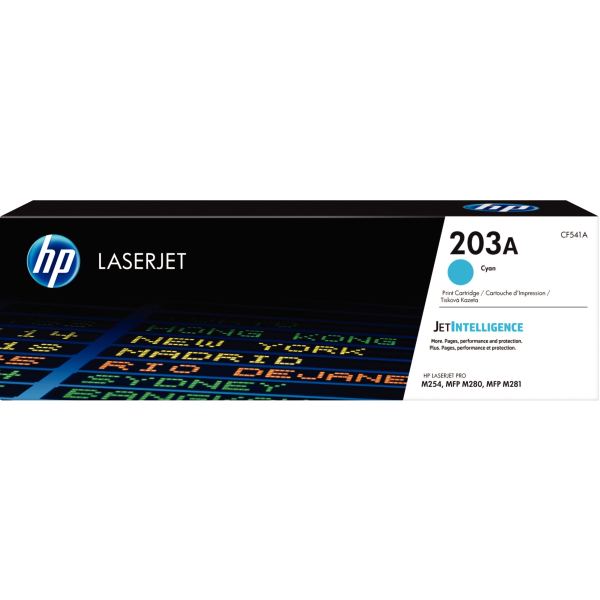 HP 203A Original Cyan LaserJet Toner Cartridge, HP INC. — Toners & tambours, original