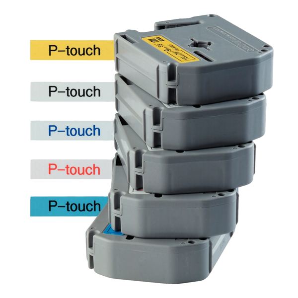 BROTHER MK521BZ tape cassette blue black 8mx9mm none laminate for P-touch 60 65 75 80 85 110 — Titreuses & accessoires