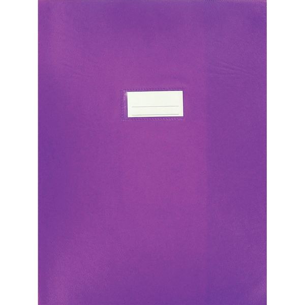 Protège-cahier en PVC 21/100ème, pour format 24x32 cm, violet — Non classé