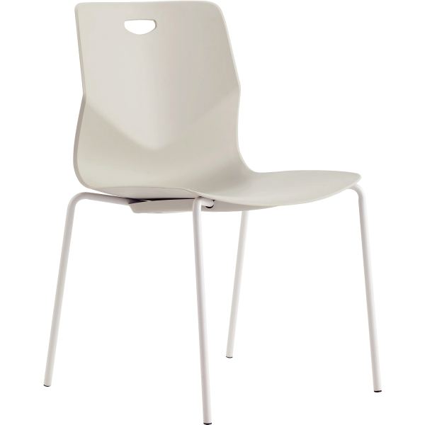 Chaise Tecseat blanc, N.C — MOBILIER