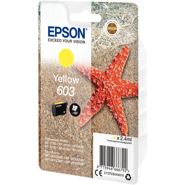 EPSON 1LB Singlepack Yellow 603 Ink — Cartouches & toners
