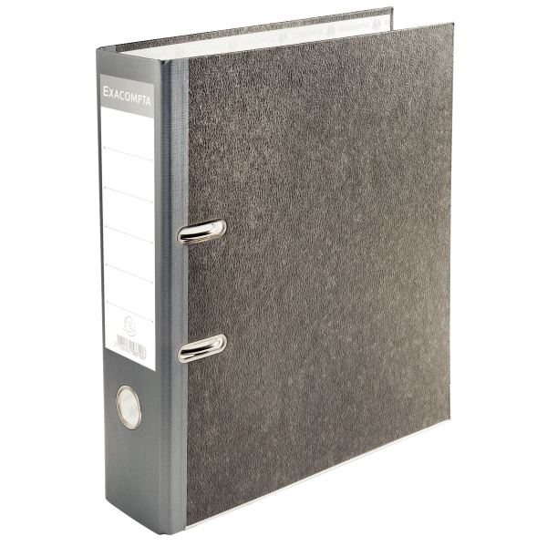 Classeur à levier pour format A4, dos 7 cm, carton gris — Non classé
