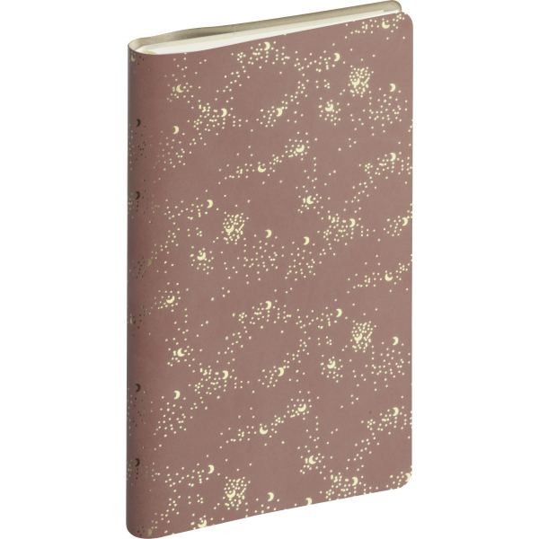 Agenda semainier Méline 9x16 cm rose clair, N.C — CAHIERS ET DERIVES DE PAPIER