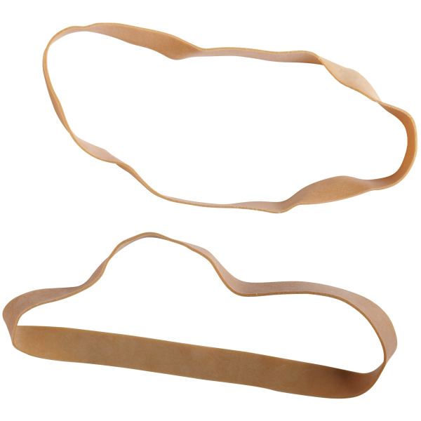 Wonday Bracelets caoutchouc larges, nature, 200 x 16 mm, sac — Petites fournitures de bureau