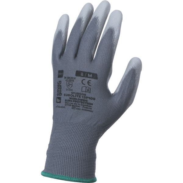 Paire de gants de précision gris taille 8, N.C — SERVICES GENERAUX