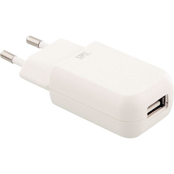 Chargeur secteur 1 port USB-A 5W blanc, N.C — INFORMATIQUE