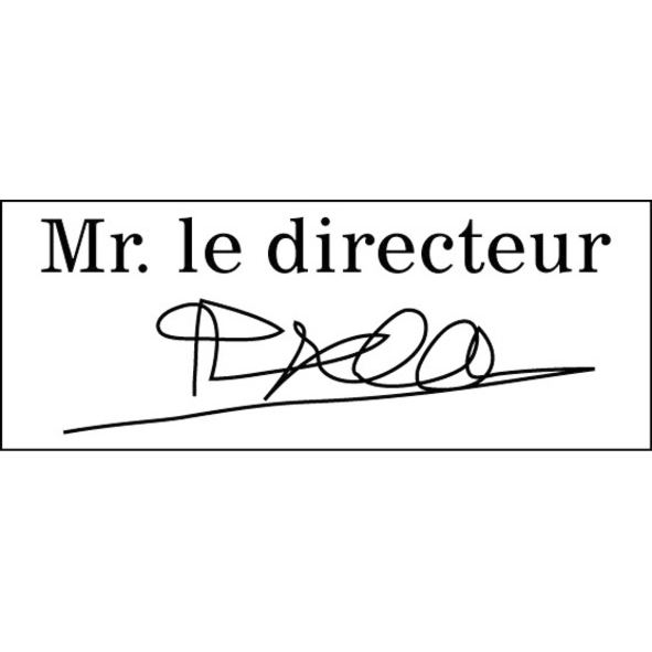 Option pour tampon logo ou signature, N.C — PETIT MATERIEL BUREAU ET ECOLE