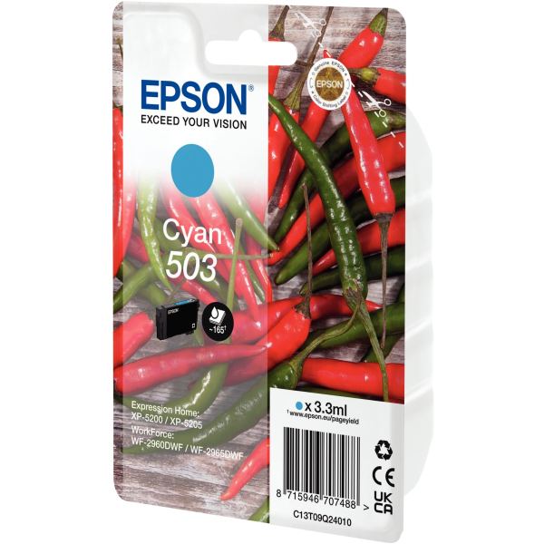 EPSON 1LB Singlepack Cyan 503 Ink — Consommables informatiques
