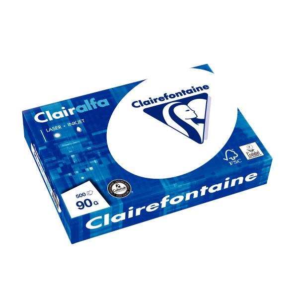 Ramette de 500 feuilles format A4 90g blanc CLAIRALFA — Non classé