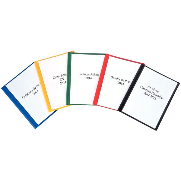 Protège-documents personnalisable 60 vues, coloris assortis — Non classé