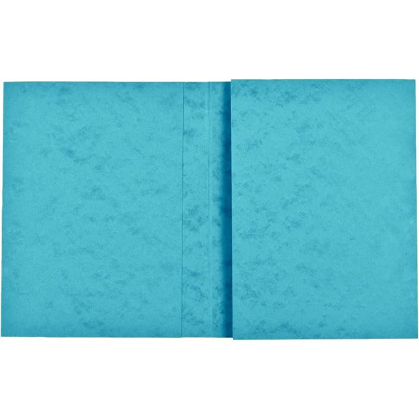 Lot de 10 protège-cahiers grands rabats en carte lustrée, pour format 24x32 cm, bleu, N.C — Petit matériel bureau et école