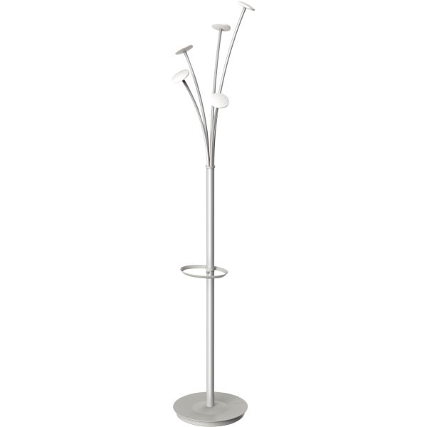 ALBA Portemanteau FESTIVAL, hauteur: 1.870 mm, blanc/argent — Portemanteaux & vestiaires