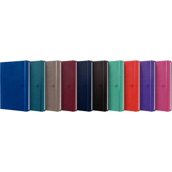 Carnet 160 pages SIGNATURE format A5, ligné 6 mm, coloris as, Oxford — CAHIERS ET DERIVES DE PAPIER