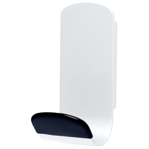 UNiLUX Patère "STEELY", magnétique, blanc — Portemanteaux & vestiaires