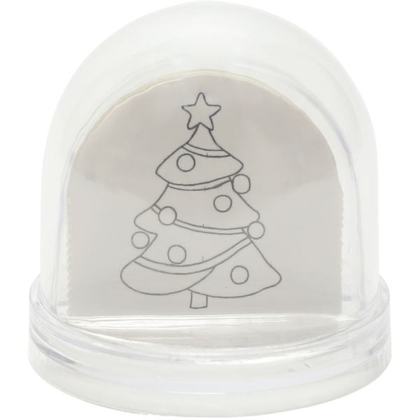 Lot de 10 boules de neige personnalisables en plastique, N.C — TRAVAUX MANUELS