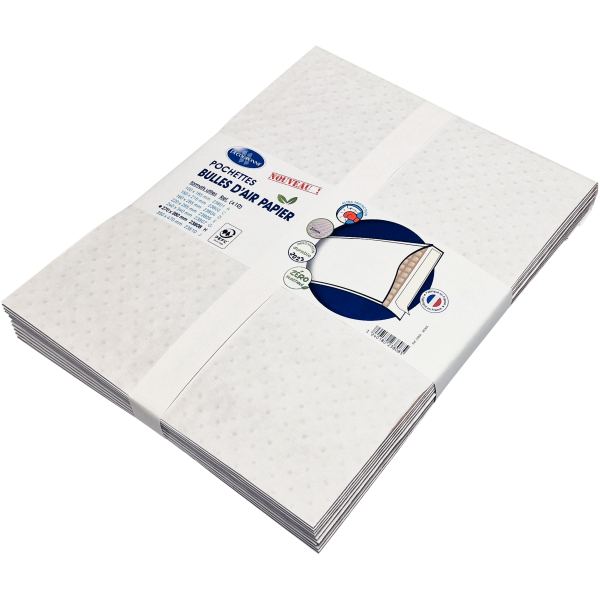 Paquet de 10 pochettes bulle air blanc 270 x 360 mm, N.C — Courrier et expédition