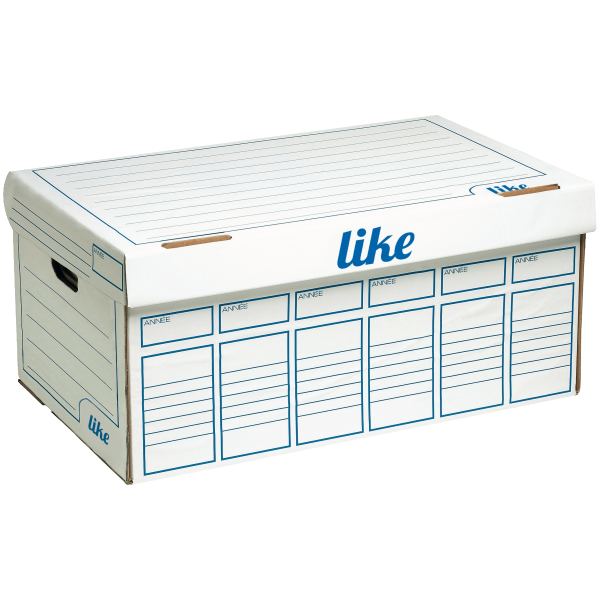 Paquet de 5 containers d'archives avec couvercle LIKE — Non classé