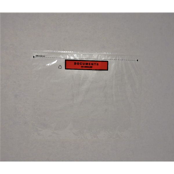 Boite de 100 pochettes adhésives "documents ci-inclus" 320x2, N.C — COURRIER ET EXPEDITION