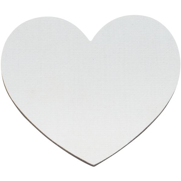 Lot de 10 magnets entoilées coeur diamètre 7.5cm, N.C — TRAVAUX MANUELS