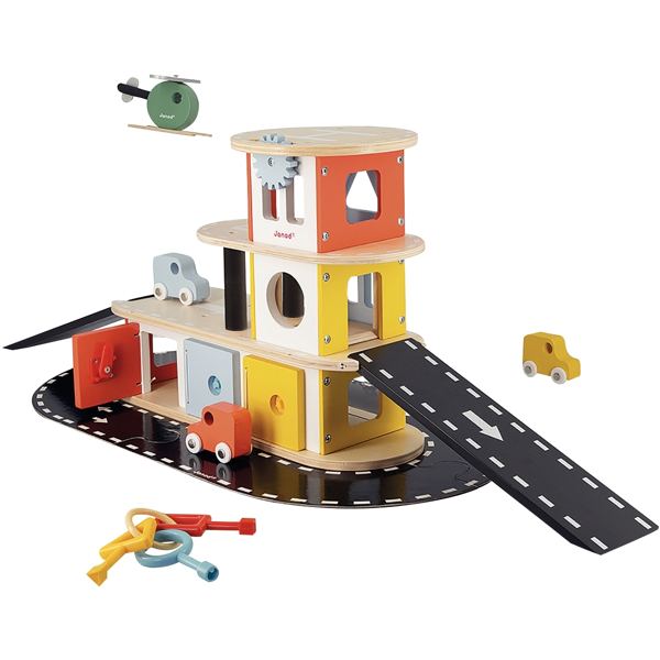 Garage des bolides en bois, JANOD — JEUX