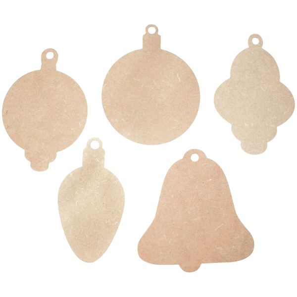 Lot de 50 maxi décorations de Noël à suspendre, assortiment, N.C — TRAVAUX MANUELS