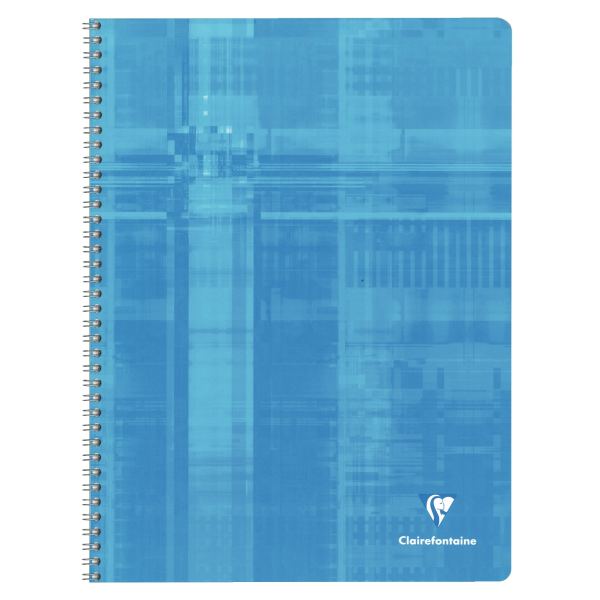 Reliure intégrale 180 pages CLAIREFONTAINE, format 24x32 cm, quadrillé 5x5, papier 90g — Reliures spirales sans…