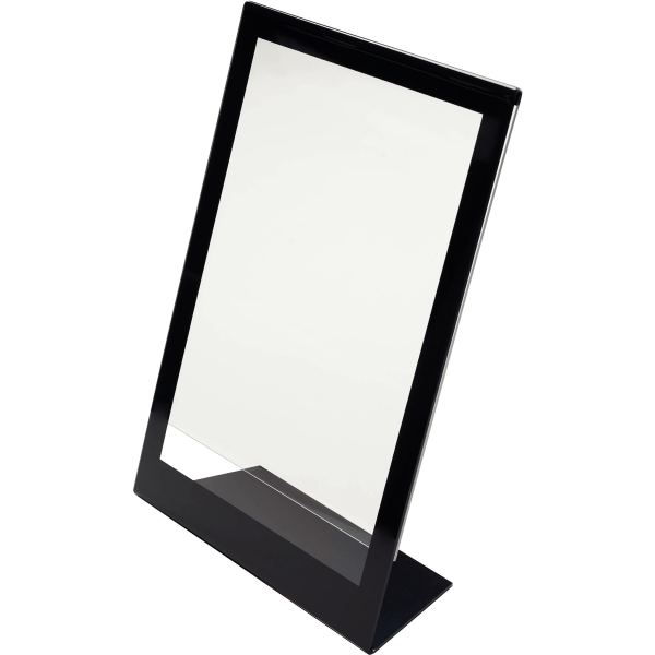 Porte-affiches incliné 1 face 210x297mm noir — Non classé