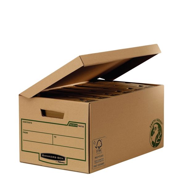 Fellowes BANKERS BOX EARTH boîte d'archives à couvercle — Système d'archivage