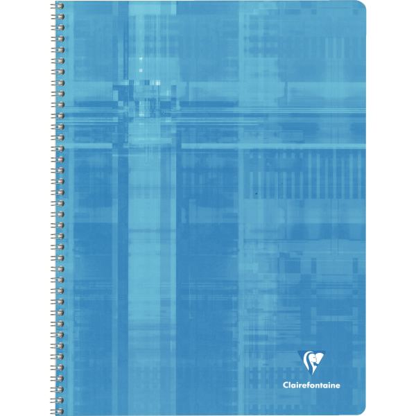 Reliure intégrale 100 pages CLAIREFONTAINE, format 24x32 cm, quadrillé 5x5, papier 90g — Reliures spirales sans…