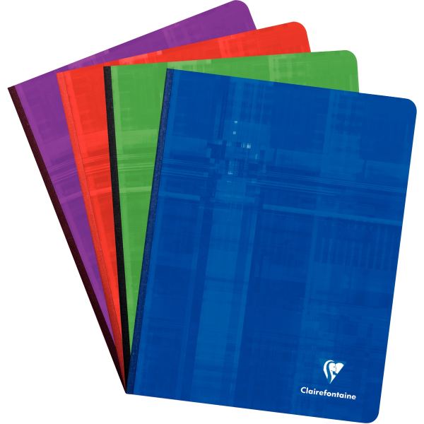 Clairefontaine Cahier broché, 170 x 220 mm, 192 pages, séyès — Cahiers francais