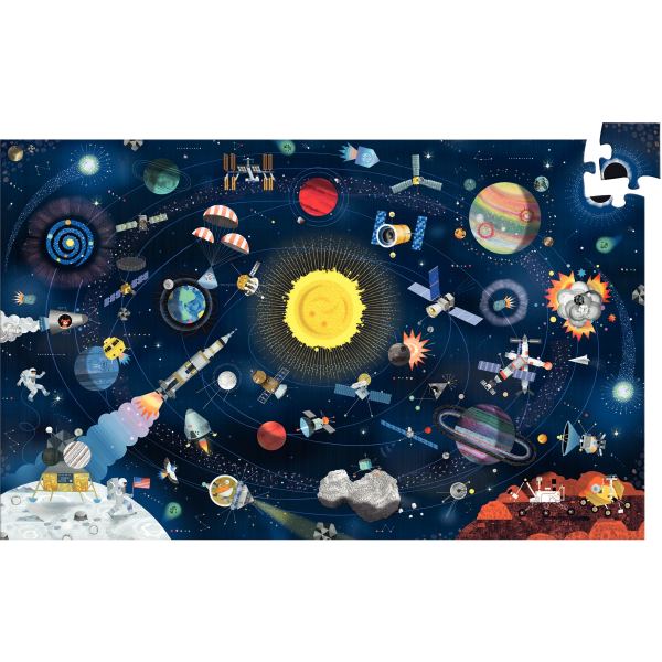 Puzzle 200 pièces l'espace + livret, N.C — JEUX