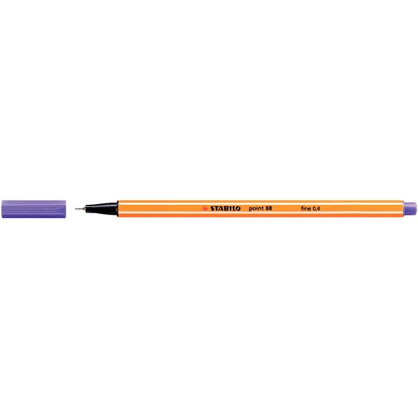 STABILO Feutre à pointe fine point 88, violet — Stylos feutre