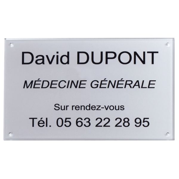 Plaque plexi à visser 2400 cm2, N.C — Petit matériel bureau et école